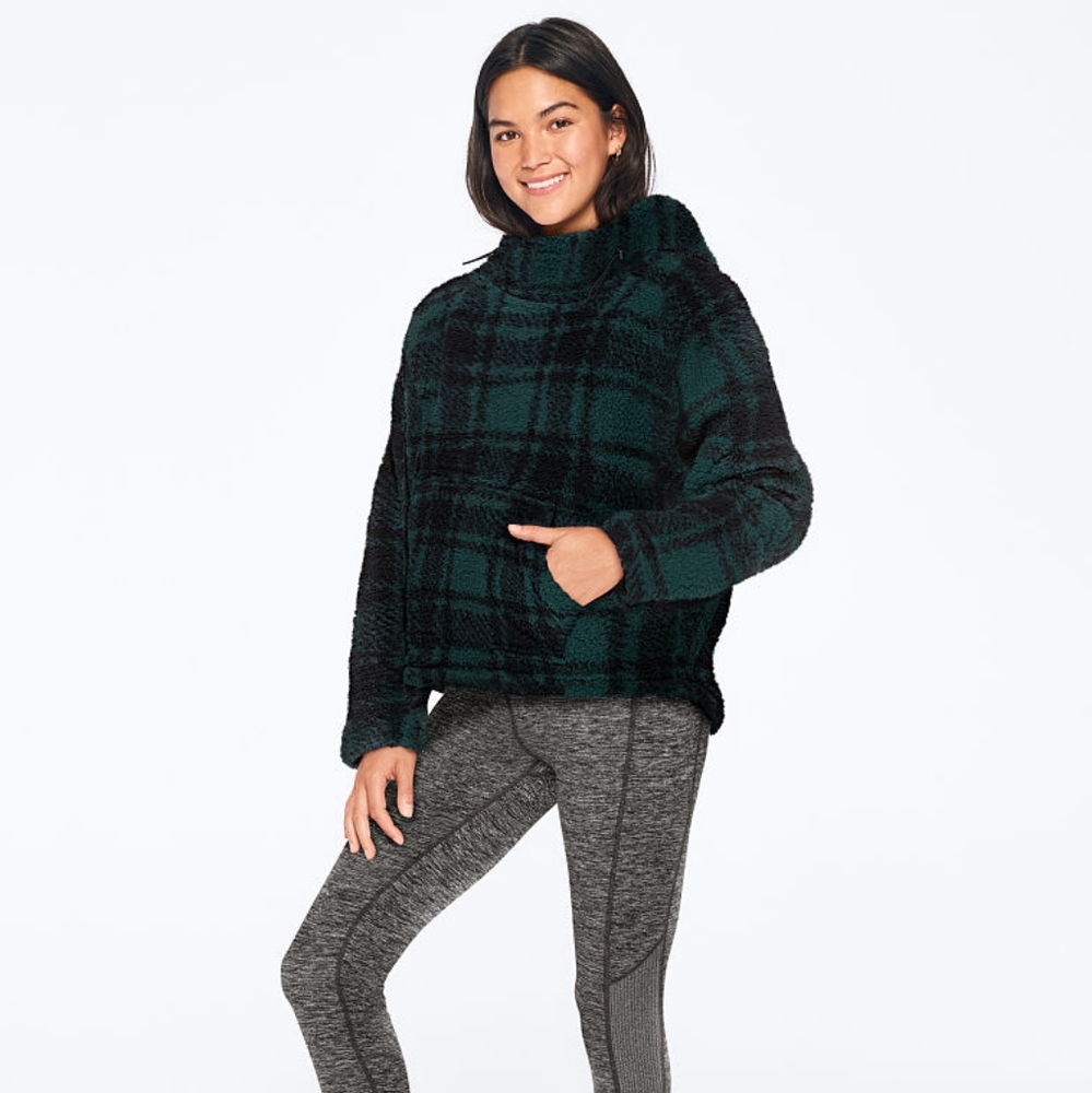 PINKSHERPA FUNNEL NECK PULLOVER